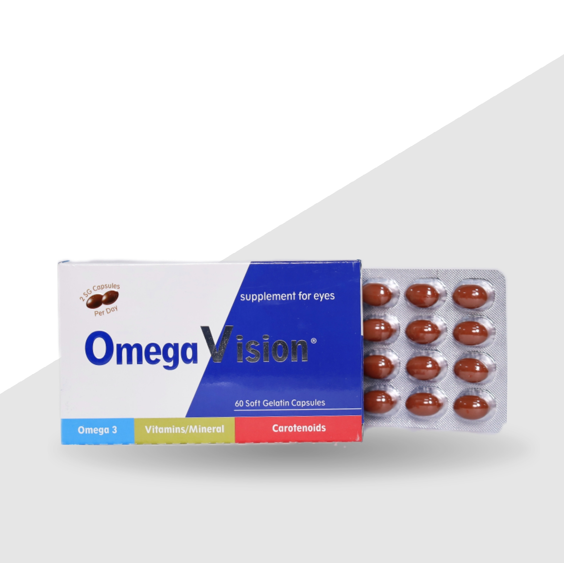 کپسول ژلاتینی امگا ویژن دانا-60عدد