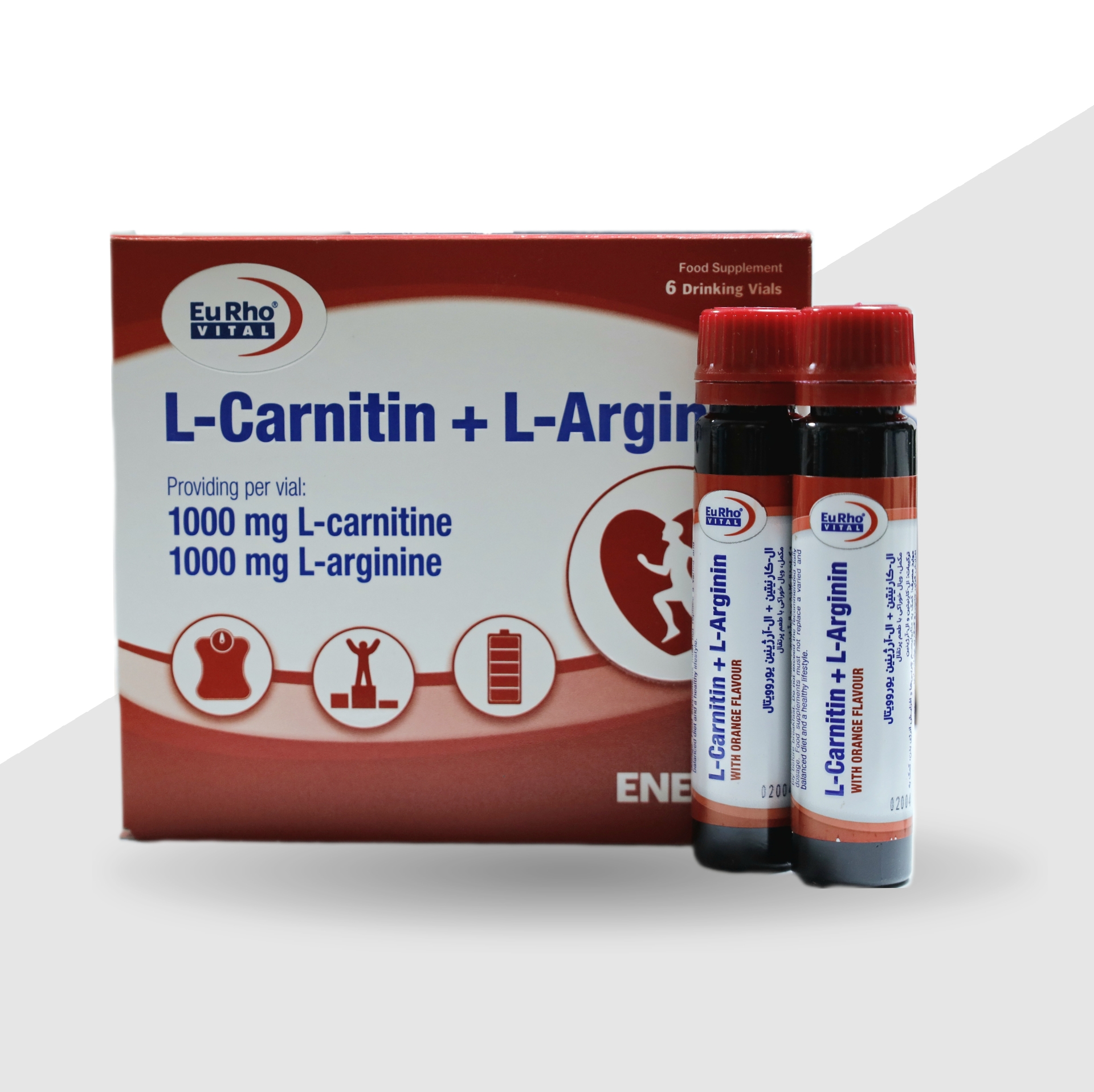 ویال ال کارنیتین+ ال آرژینین یوروویتال-6عددی