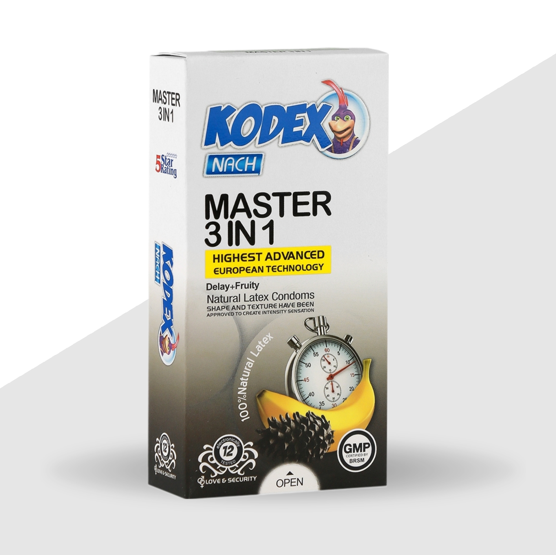 کاندوم کدکس MASTER 3 IN 1-عددی12