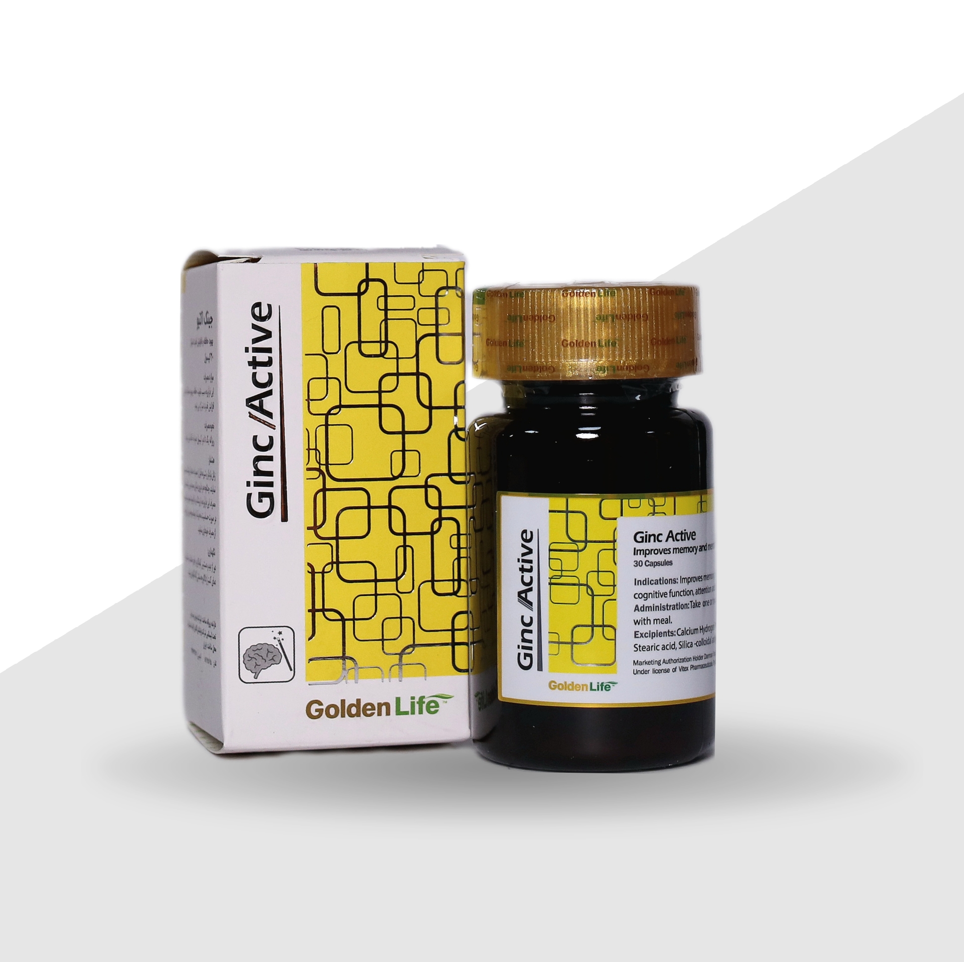 کپسول جینک اکتیو گلدن لایف - 30 عددی