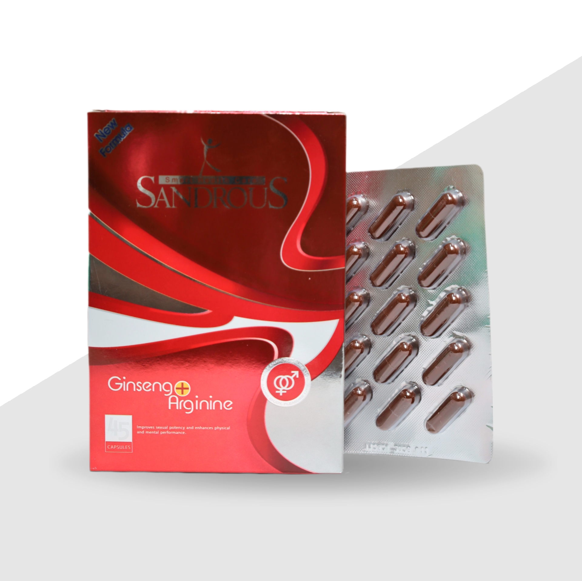 کپسول سندروس جینسینگ و آرژنین-45 عددی